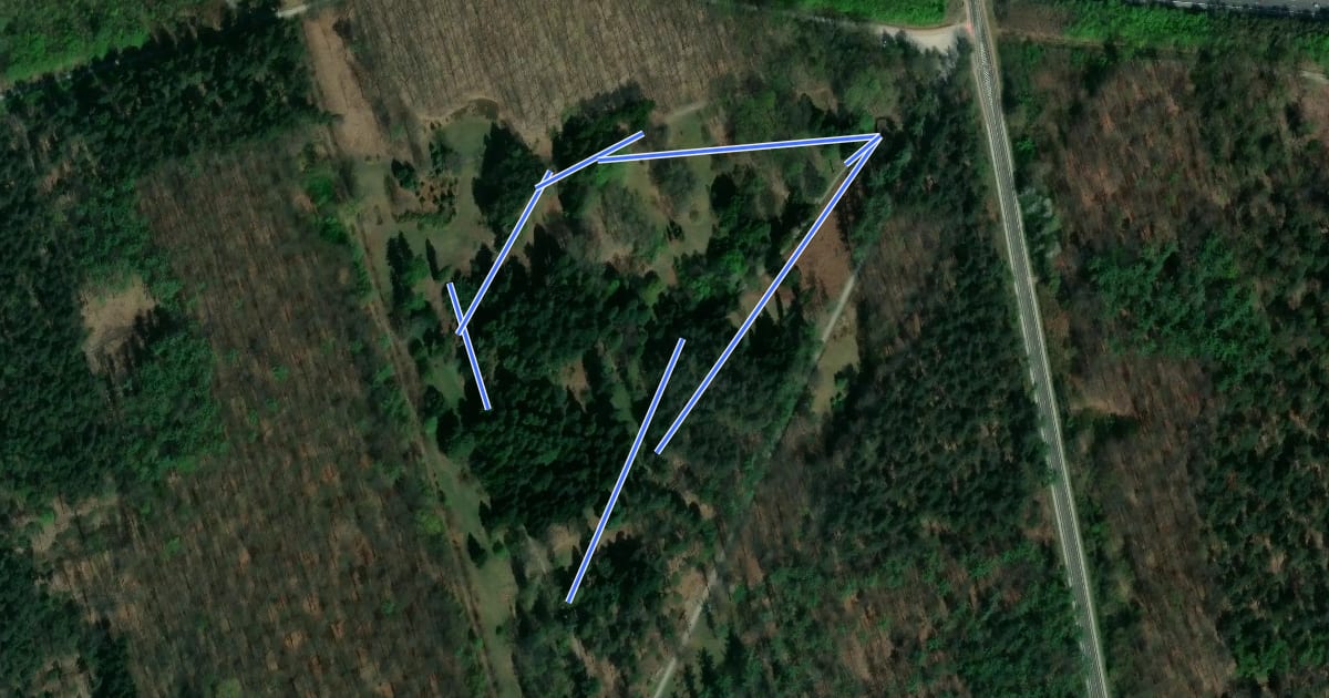 Маршрут Arboretumpad на спутниковом снимке