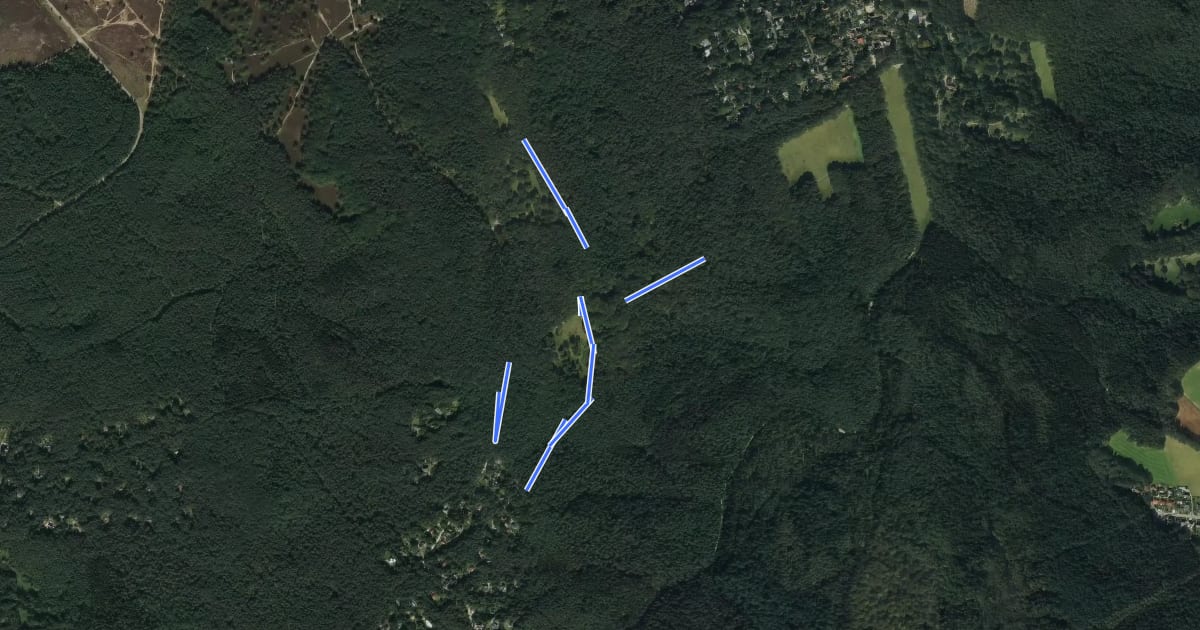 Маршрут Archäologischer Wanderpfad Fischbeker Heide на спутниковом снимке