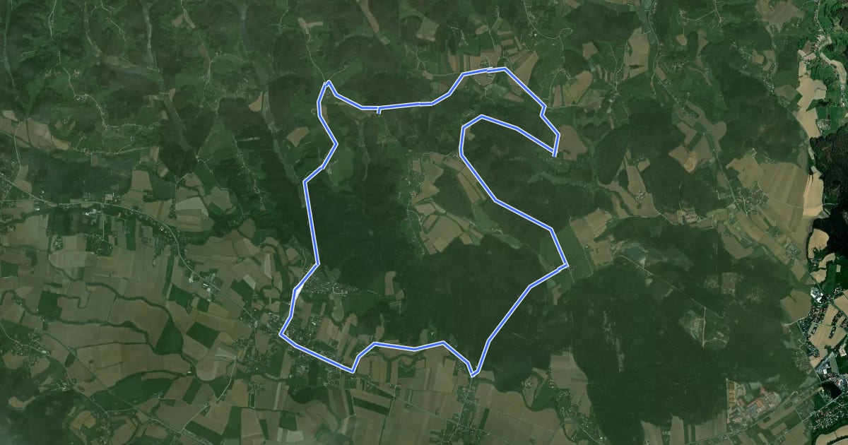 Маршрут Archäologischer Weg 2 на спутниковом снимке