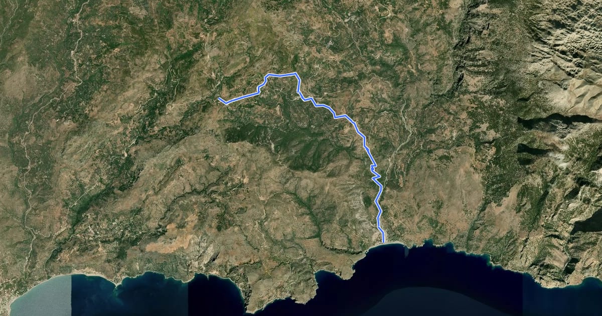 Маршрут Archaeological route of Kantanos-Selino - Day 2 на спутниковом снимке