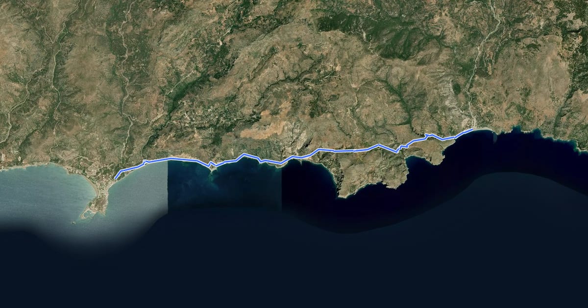 Маршрут Archaeological route of Kantanos-Selino - Day 3 на спутниковом снимке