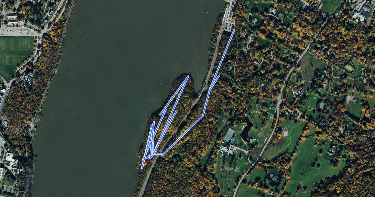 Маршрут Arden Point Trail на спутниковом снимке
