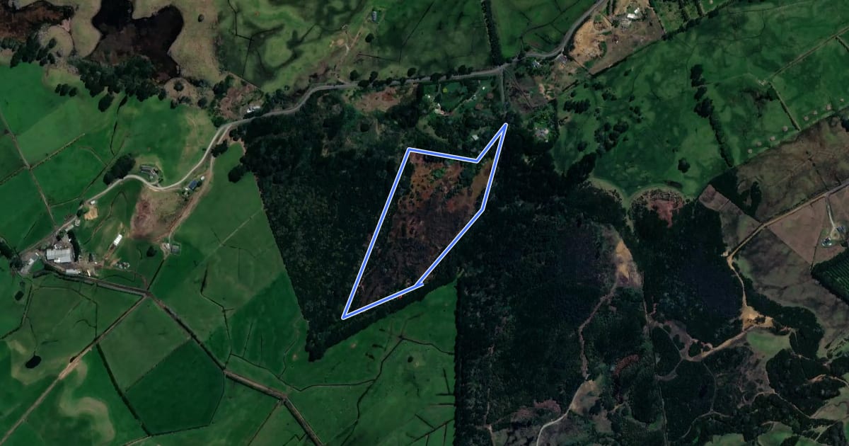 Маршрут Arethusa Reserve loop на спутниковом снимке