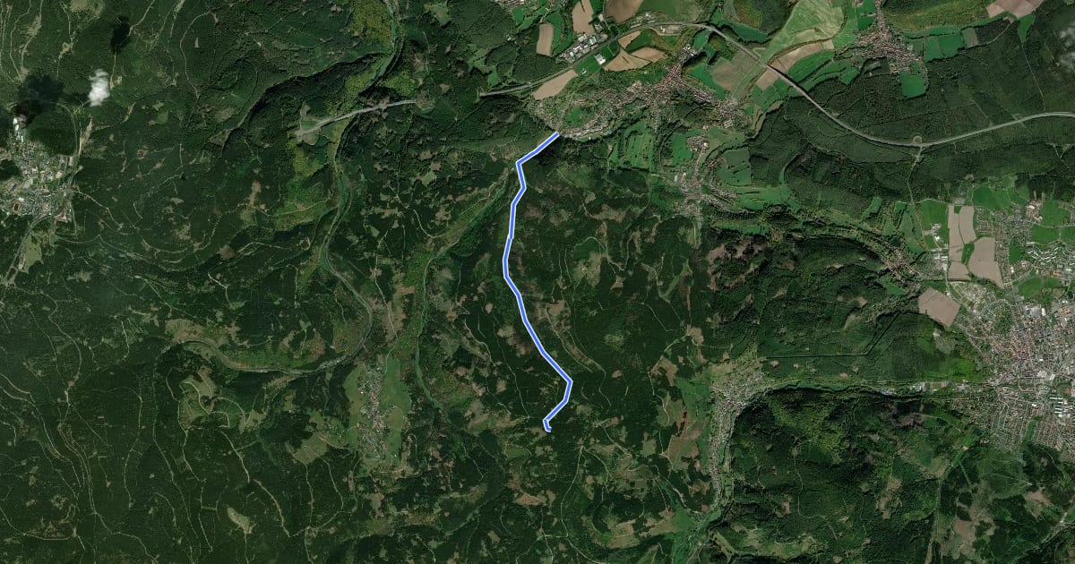 Маршрут Arlesberger Braunsteinweg на спутниковом снимке