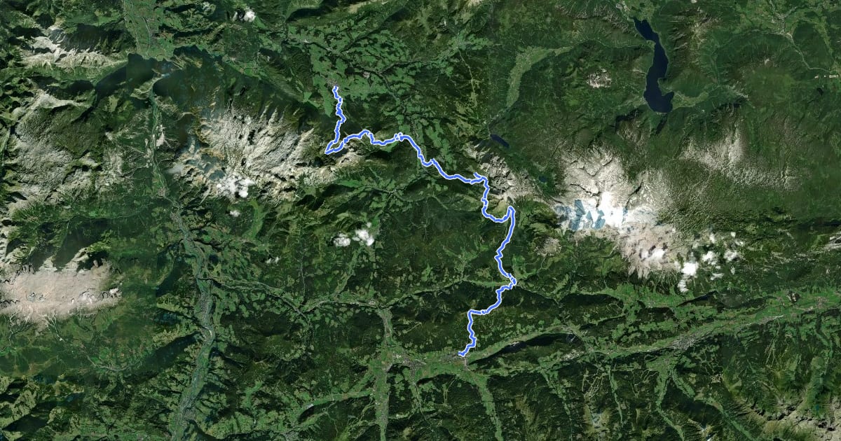 Маршрут Arnoweg (Kalkberge Ost) на спутниковом снимке