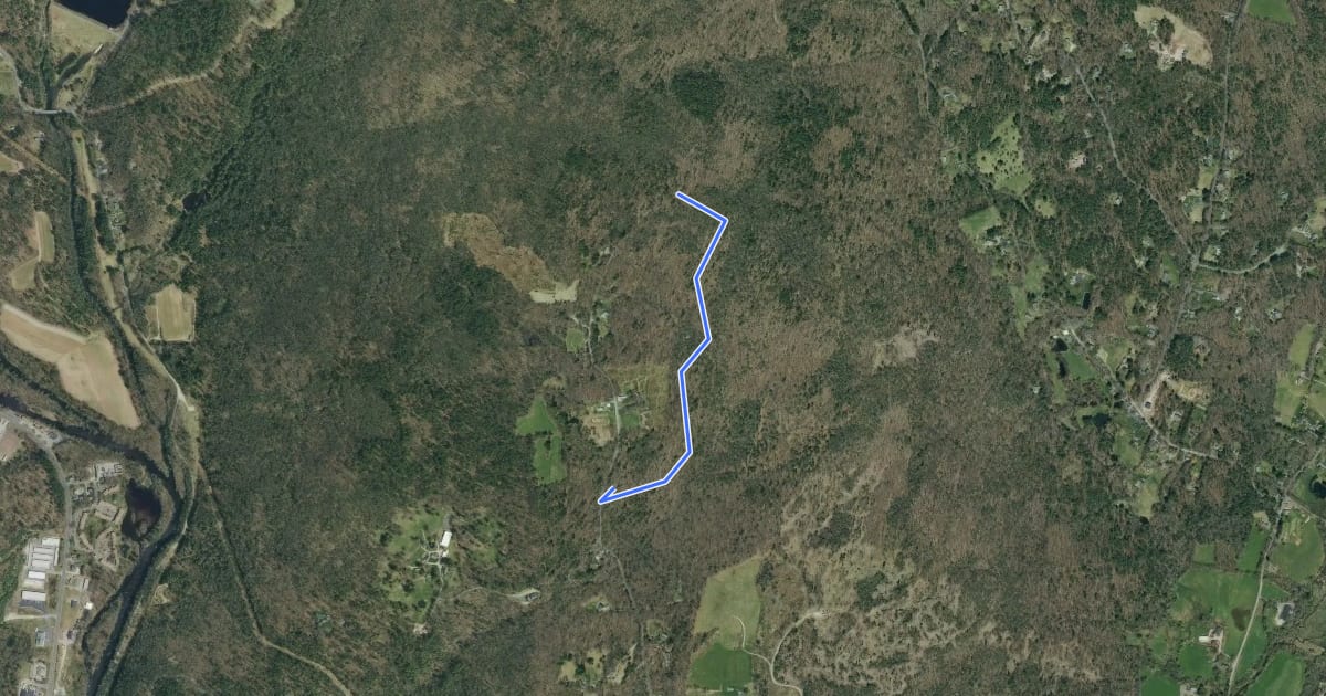 Маршрут Arthur and Eunice Sweeton Trail на спутниковом снимке