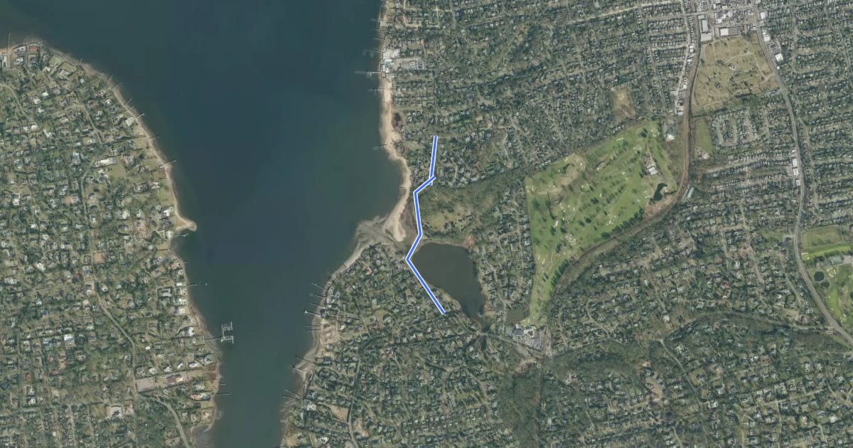 Маршрут Arthur Schiller Bicycle Path на спутниковом снимке