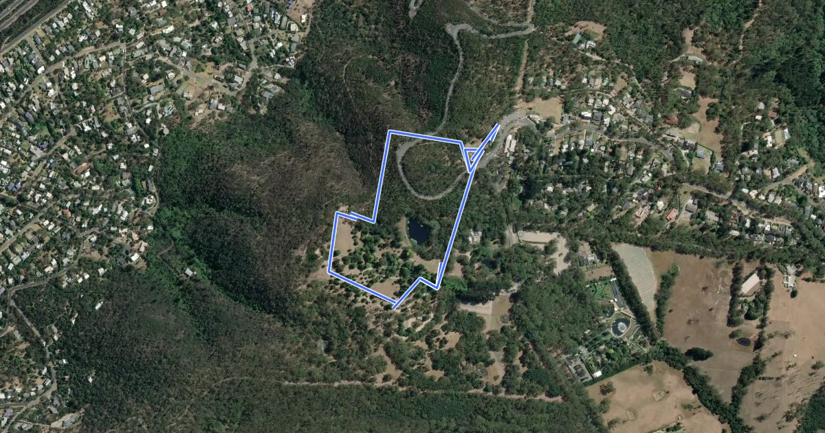 Маршрут Arthurs Seat Circuit Walk на спутниковом снимке