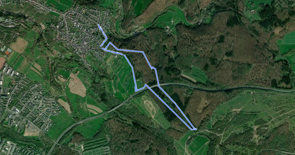 Маршрут Arzheimer Rundwanderweg Nr. 1 на спутниковом снимке