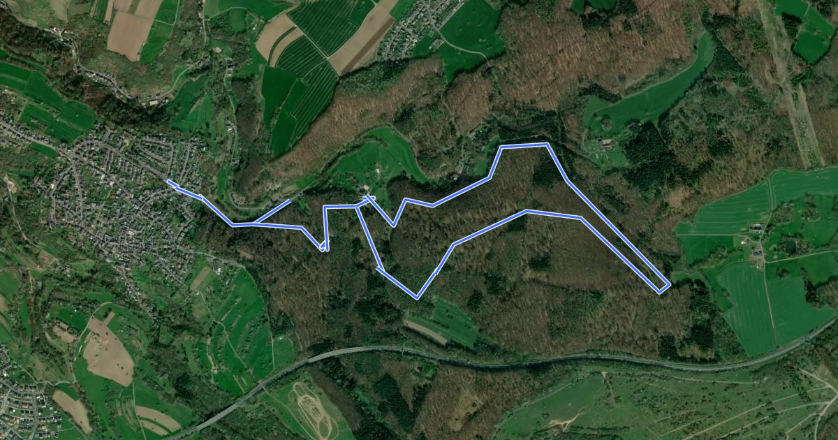 Маршрут Arzheimer Rundwanderweg Nr. 2 на спутниковом снимке