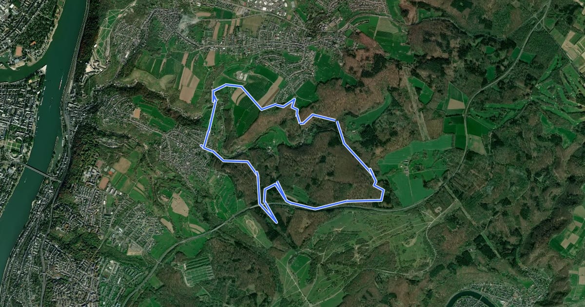 Маршрут Arzheimer Rundwanderweg Nr. 3 на спутниковом снимке