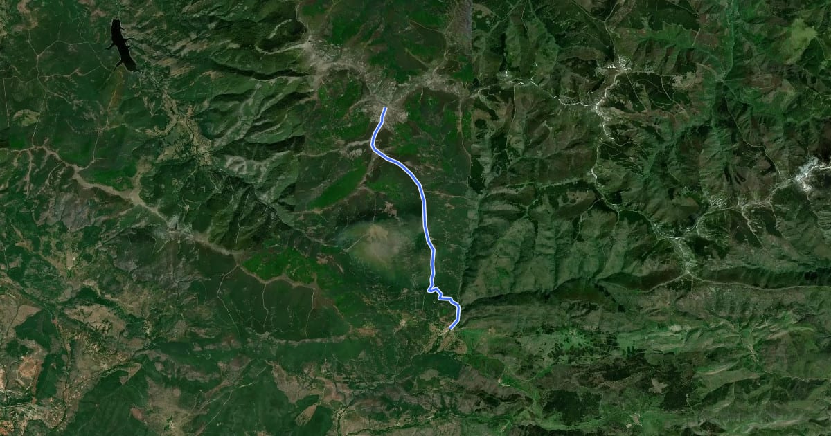 Маршрут Ascensión al San Millán на спутниковом снимке