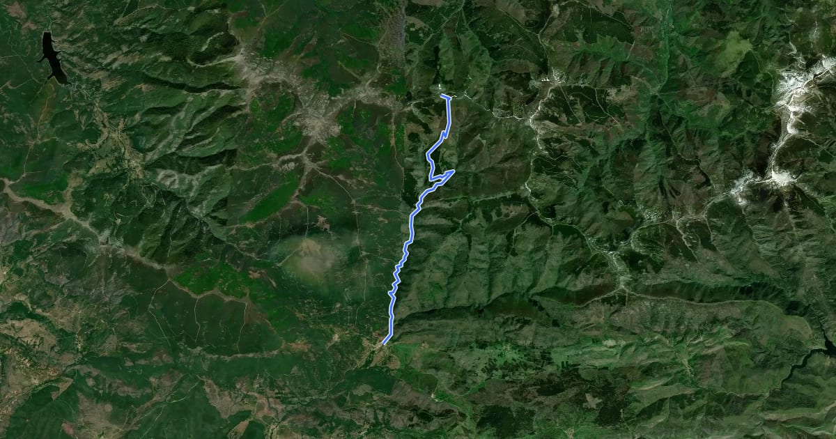 Маршрут Ascensión al Torruco Zarzabala на спутниковом снимке