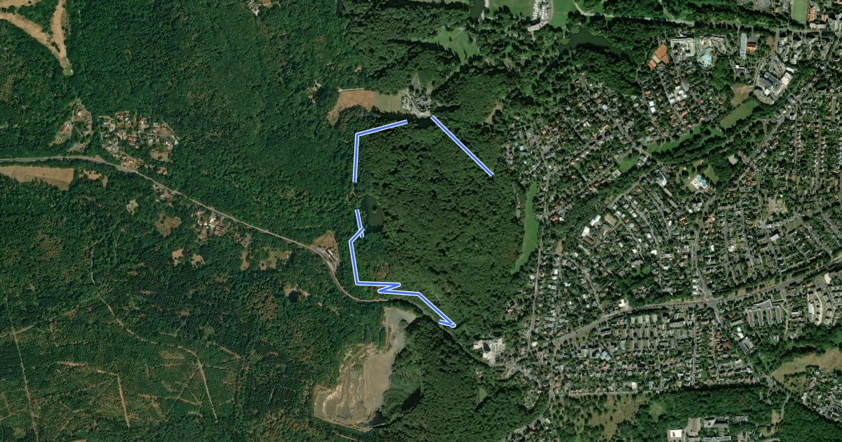 Маршрут Asch/Augustinum, Naturparkweg 17 на спутниковом снимке