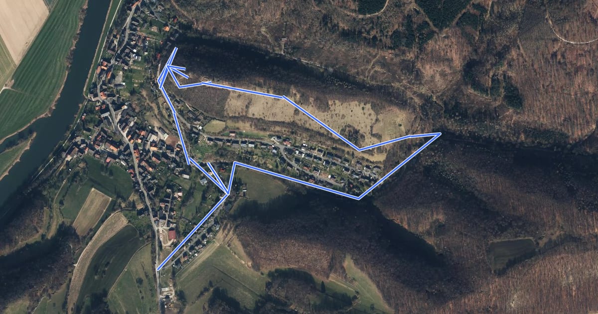 Маршрут Auf den Weinberg zum Herzog Wilhelm на спутниковом снимке