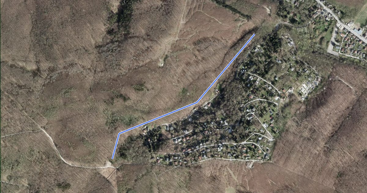 Маршрут Augustiner-Trail на спутниковом снимке