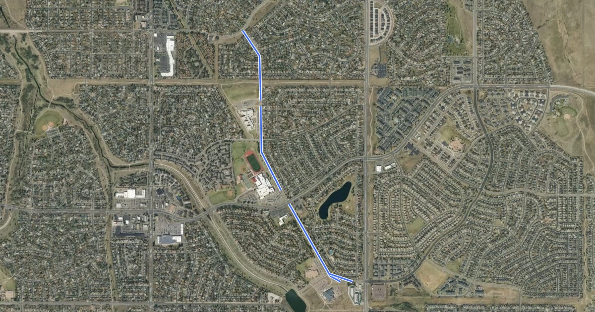 Маршрут Aurora Bike Route: Telluride на спутниковом снимке