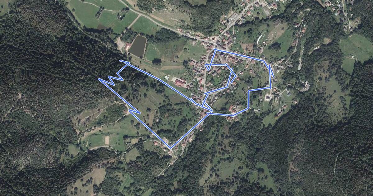 Маршрут Autour de Mollau (parcours expo photo) на спутниковом снимке