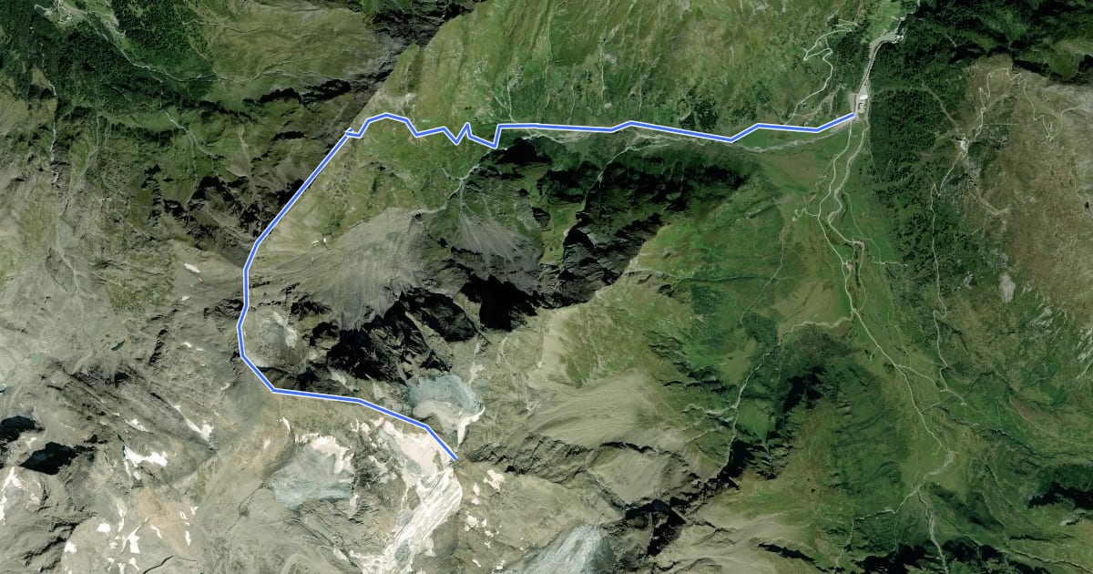 Маршрут AV Weg 120 (Hermann-Bahlsen-Weg) на спутниковом снимке