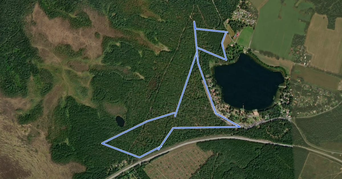 Маршрут Axamo Löpspår 4,7 km на спутниковом снимке