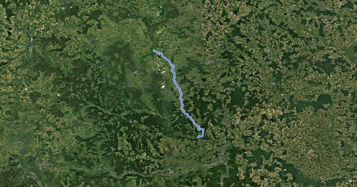 Маршрут BühlerTour на спутниковом снимке