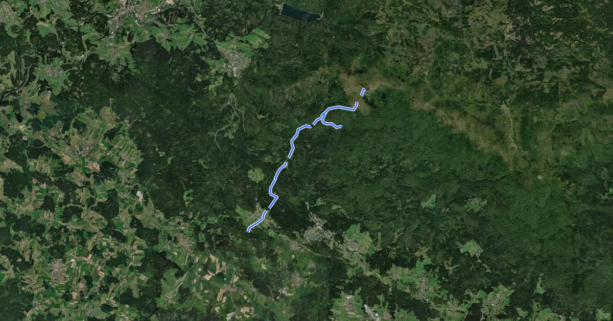 Маршрут Bärlapp на спутниковом снимке