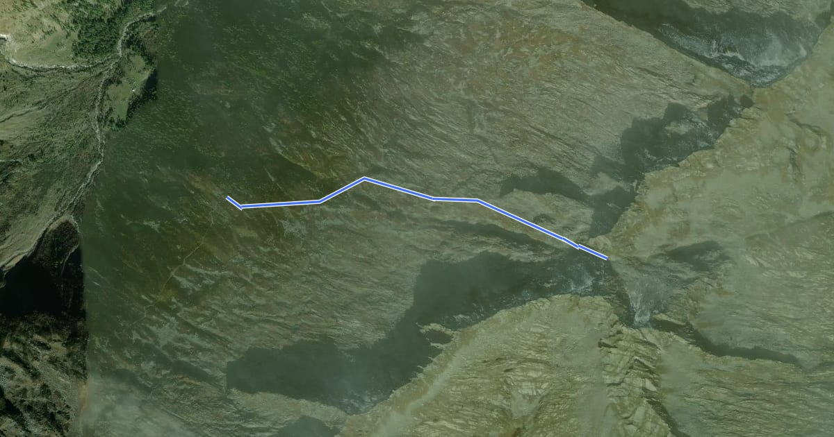 Маршрут B98a - Alpe Schena - Colle della Bottiggia на спутниковом снимке