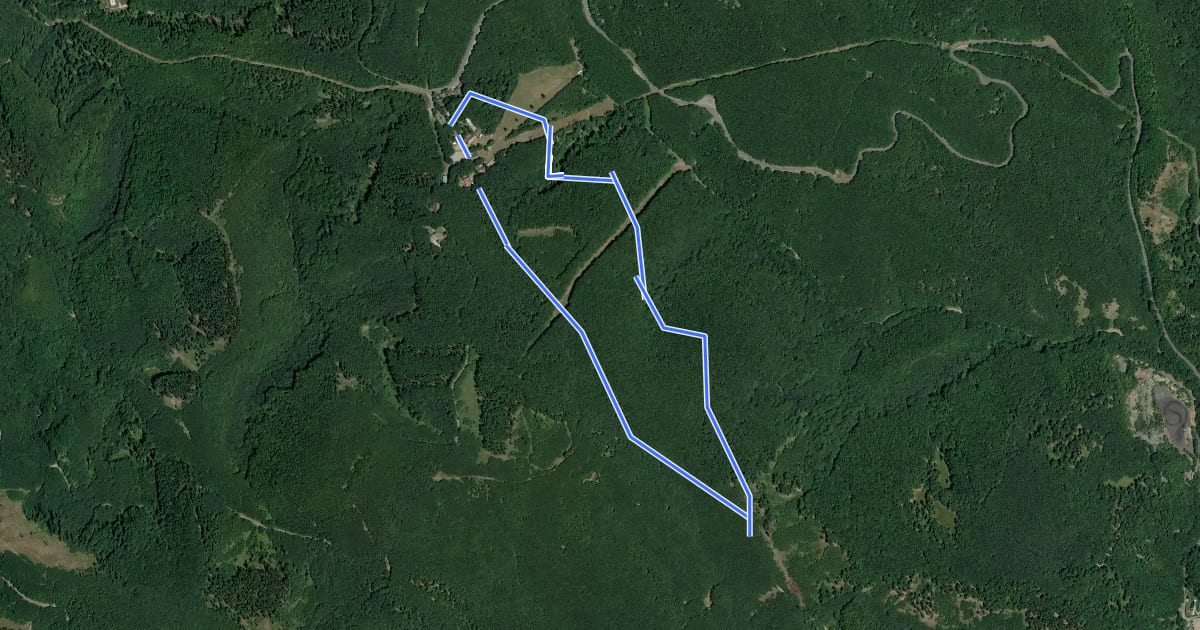 Маршрут Baba MTB Okruh B на спутниковом снимке