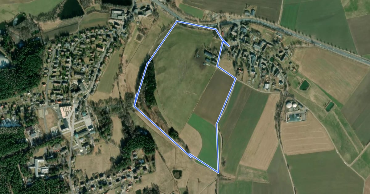 Маршрут Bad Alexandersbad - Rundwanderweg Nr.7 - на спутниковом снимке