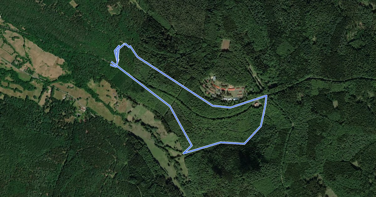 Маршрут Bad Orb Rundwanderweg 8 (Himmelsleiter) на спутниковом снимке