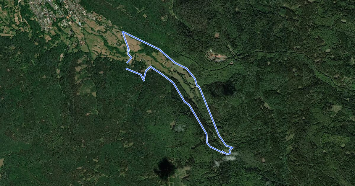 Маршрут Bad Orb Rundwanderweg 9 (Orbquelle) на спутниковом снимке