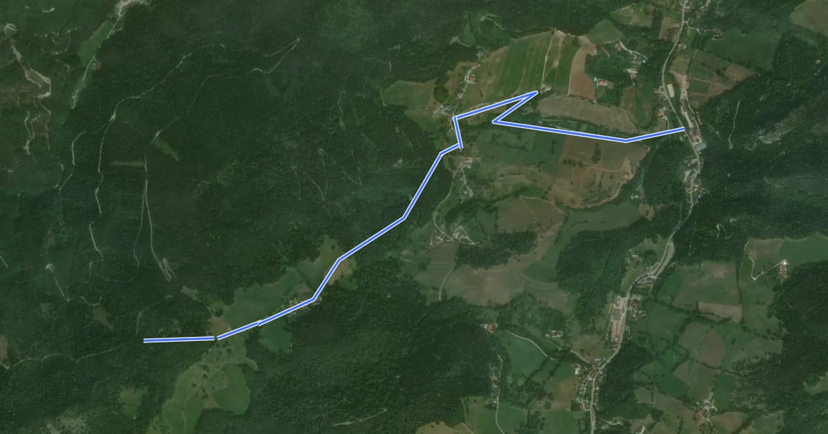 Маршрут Balbersdorf - Frohnberg - Ungerberg - Gauermannhütte на спутниковом снимке