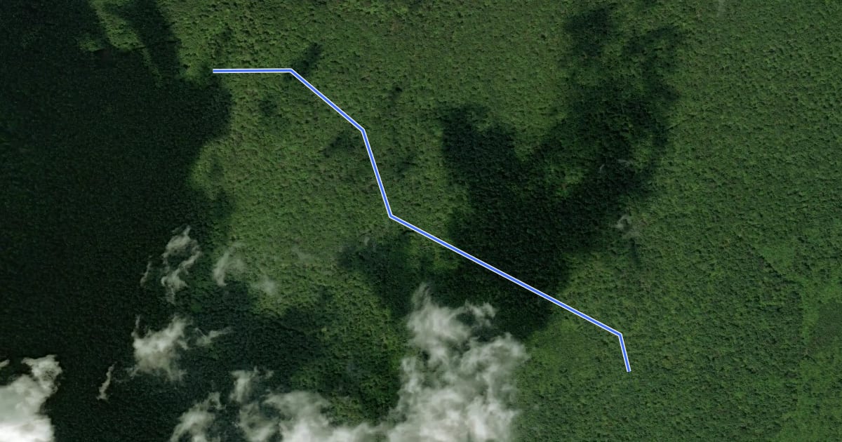 Маршрут Bald Eagle - Arnot Trail на спутниковом снимке