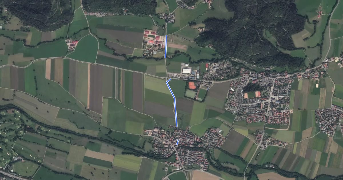 Маршрут Baldenwegerhof - Zarten Wittentalstraße на спутниковом снимке