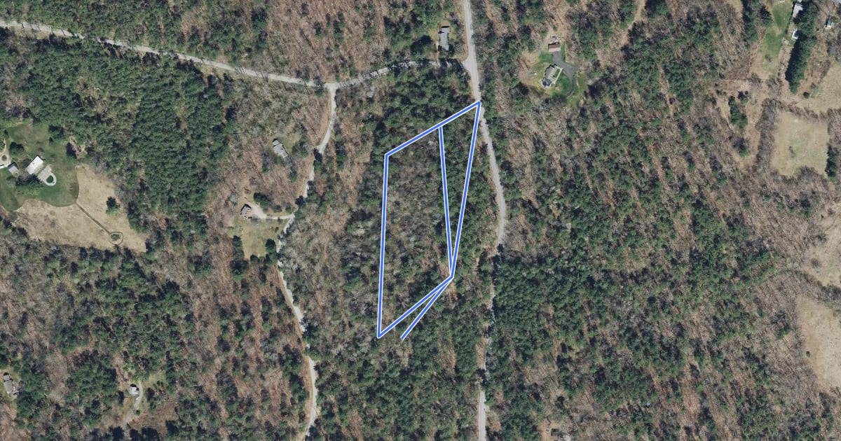 Маршрут Ballyhack Preserve Trail на спутниковом снимке