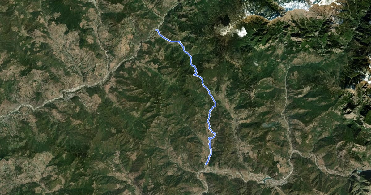 Маршрут Bandarkot to Kutnaur на спутниковом снимке