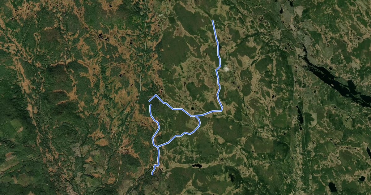 Маршрут Barmarksled, Våmhuskölen на спутниковом снимке
