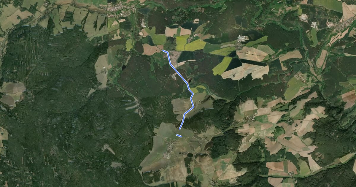 Маршрут Baroko II на спутниковом снимке