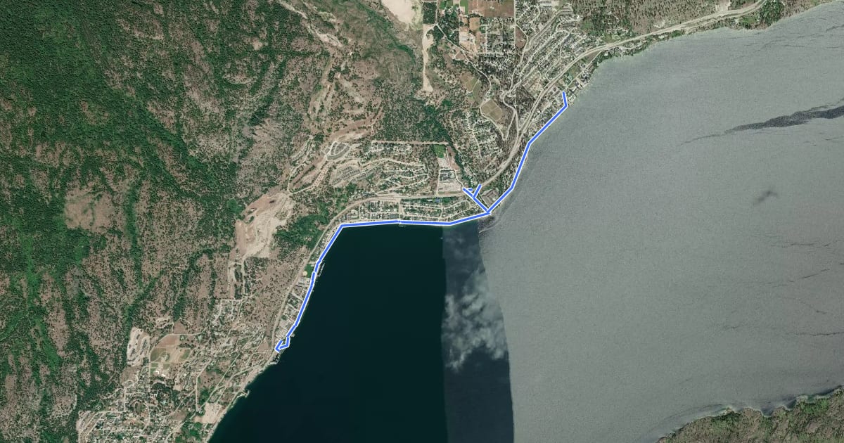 Маршрут Bat House Interpretive Trail на спутниковом снимке