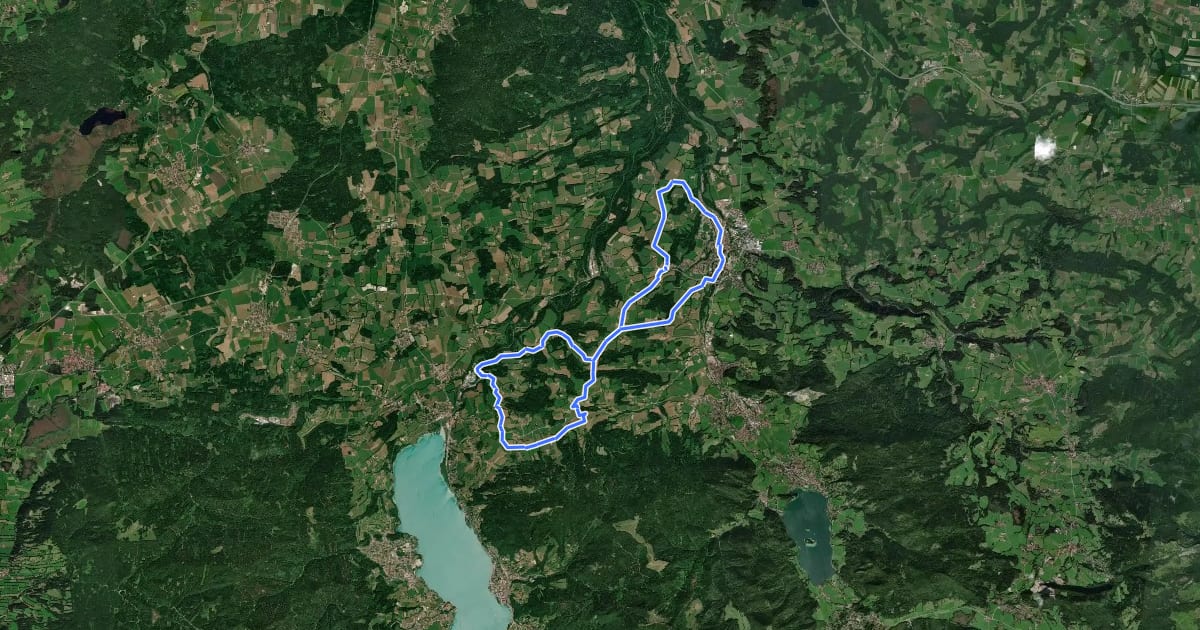 Маршрут Bauernhof Roas на спутниковом снимке