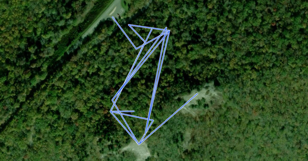 Маршрут Beacon Heights Trail на спутниковом снимке