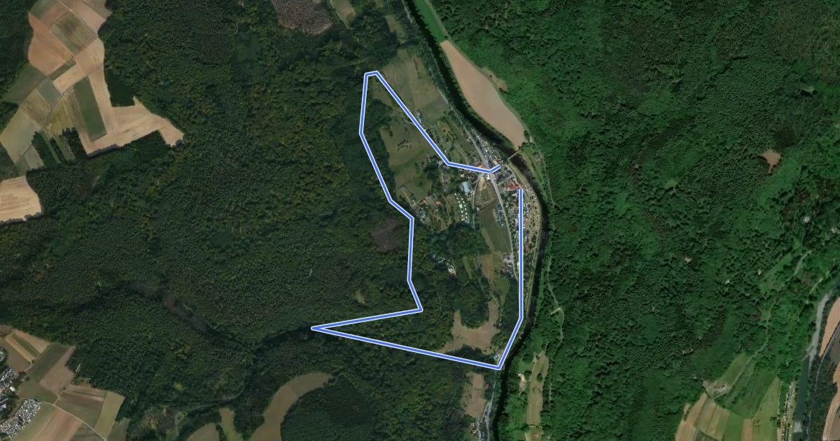 Маршрут Beaufort 18 на спутниковом снимке