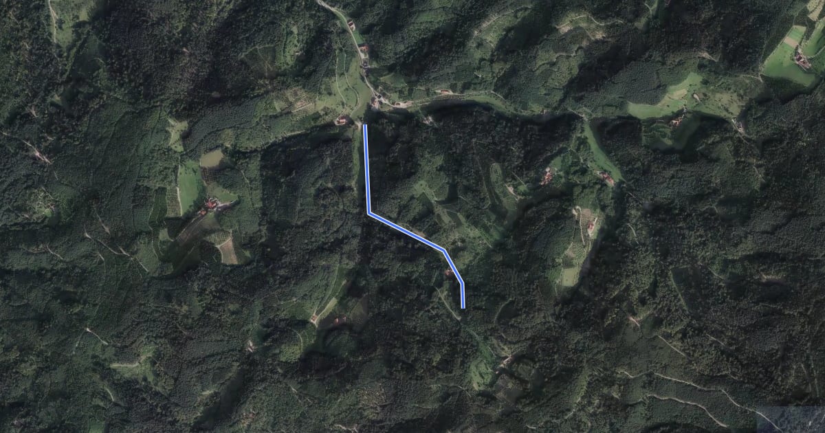 Маршрут Bechtolsberg - Wanderparkplatz Höfe-Weg на спутниковом снимке
