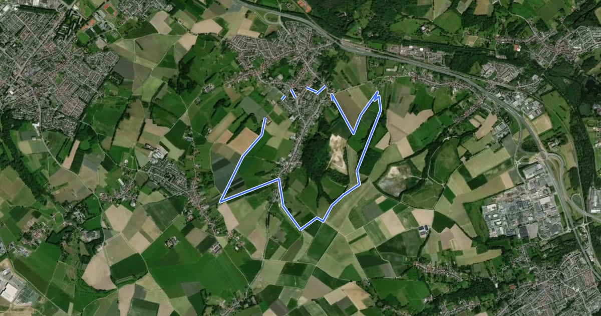 Маршрут Beek SP03 Spaubeekroute на спутниковом снимке