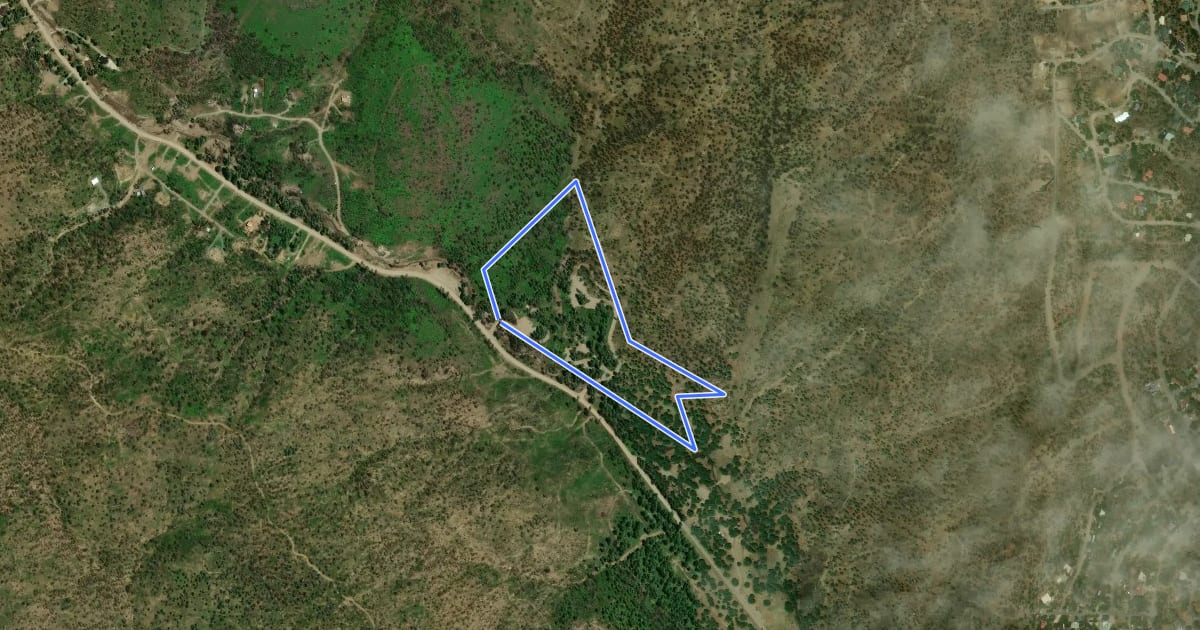 Маршрут Beginner Loop Trail на спутниковом снимке