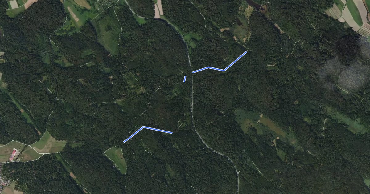 Маршрут Bei Adelheiden - Homberg на спутниковом снимке