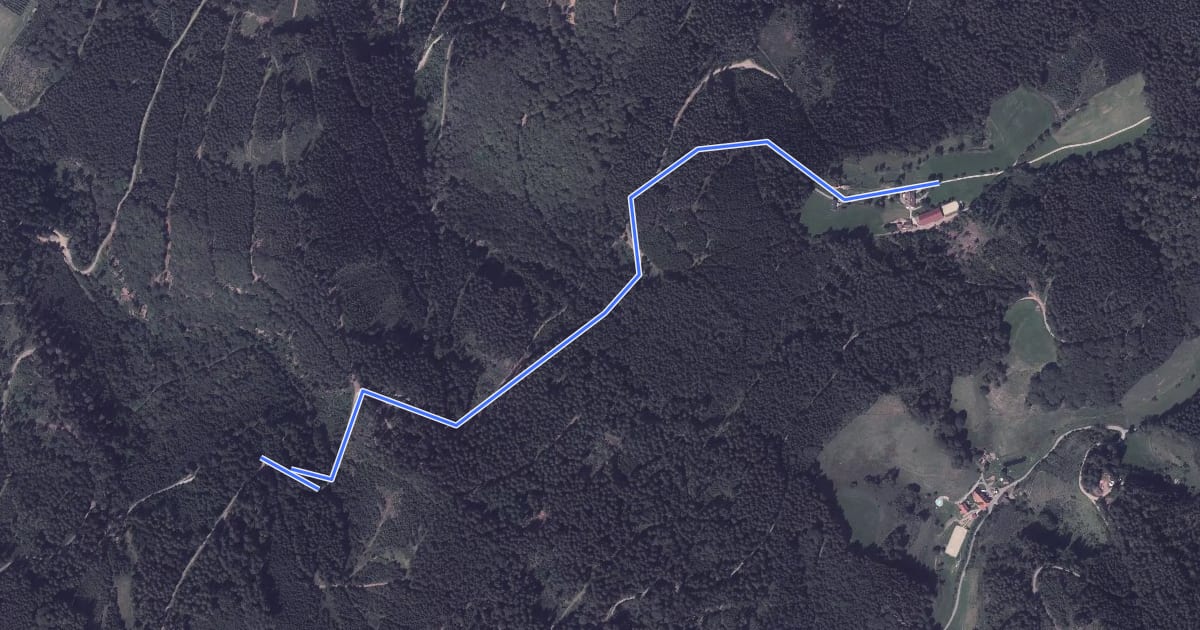 Маршрут Übelbachhangweg - Salzbühl на спутниковом снимке