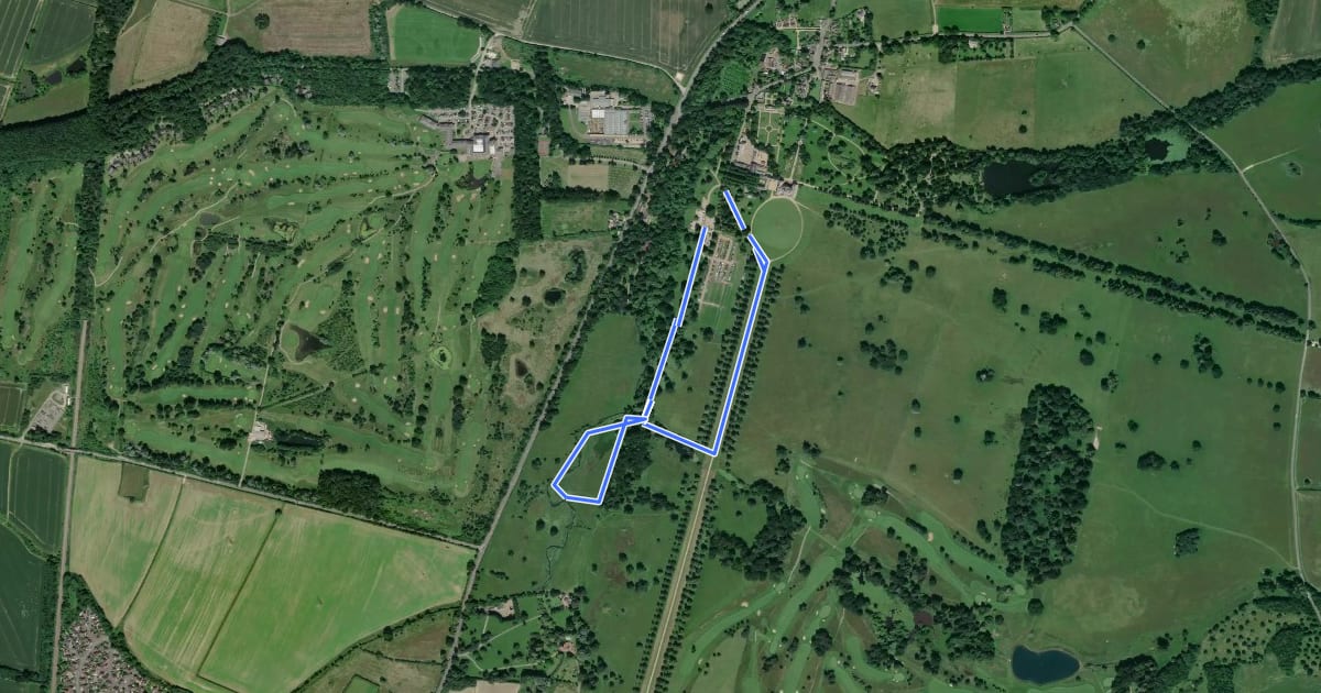 Маршрут Belton Estate Riverside Walk, Belton House на спутниковом снимке