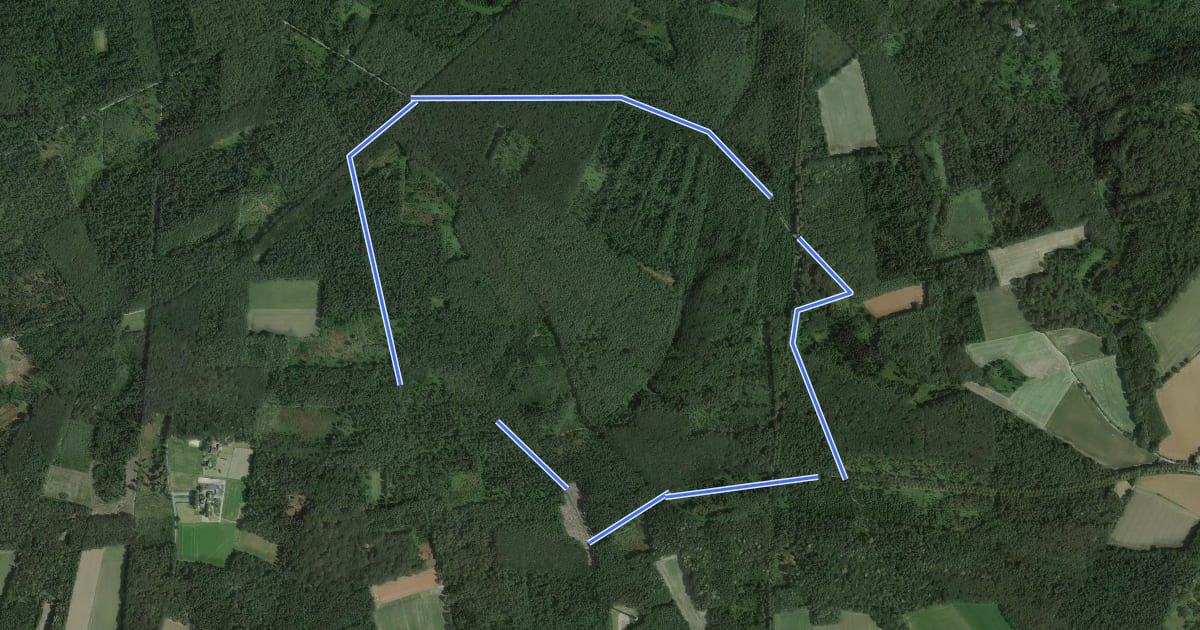 Маршрут Bensberg Rundweg A8 на спутниковом снимке