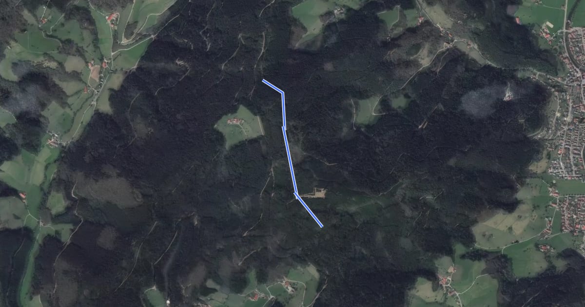 Маршрут Bergbauernhöhe - Lochenhütte на спутниковом снимке